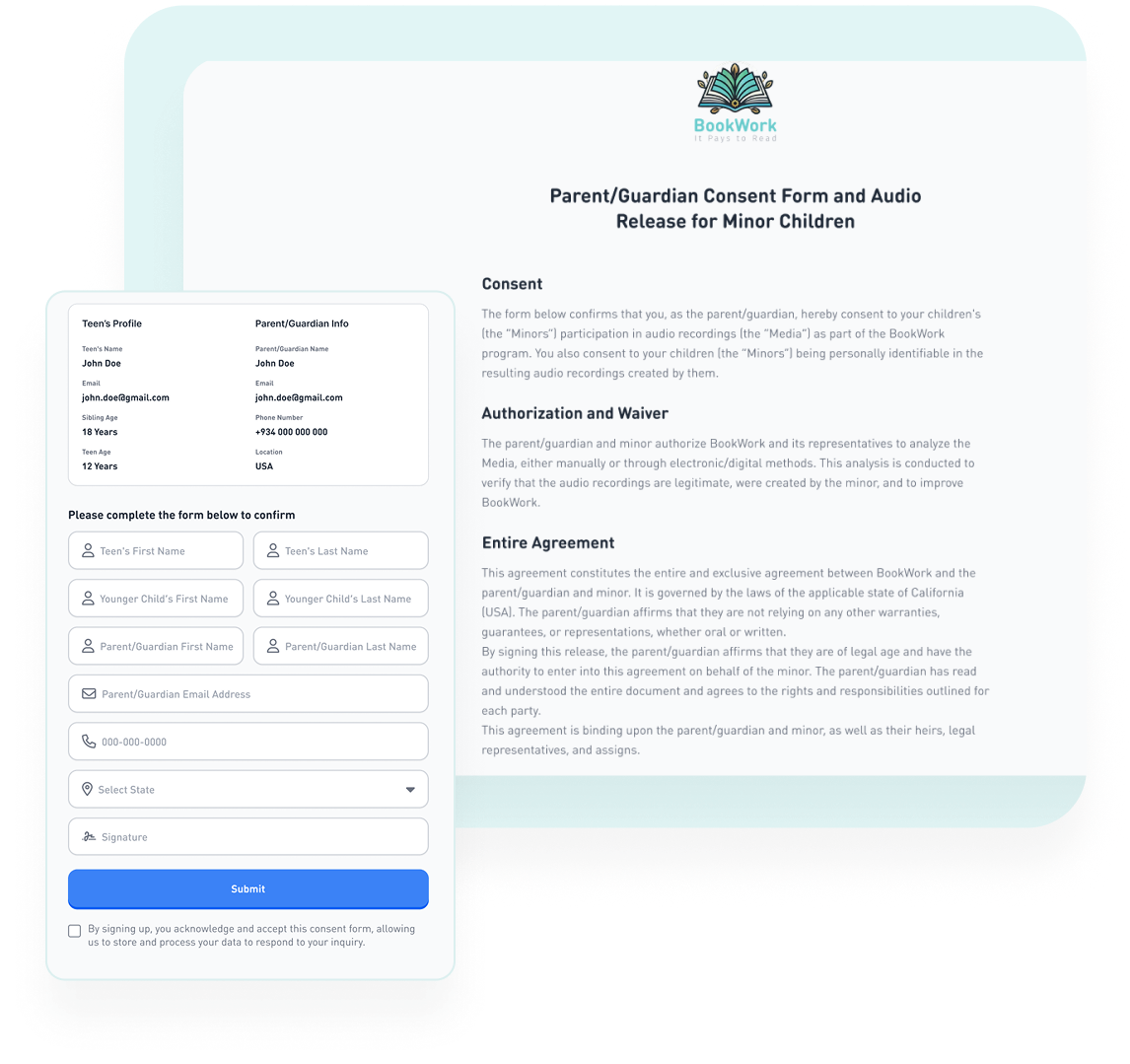 Consent Form Website